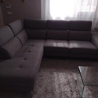divano angolare con seduta elettrica 