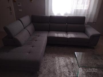 divano angolare con seduta elettrica 