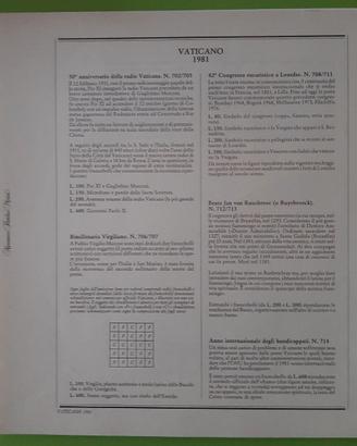 Fogli Marini Vaticano 1981