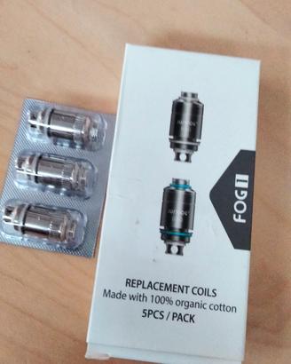 3 Resistenze Justfog  per Fog2 sigillate