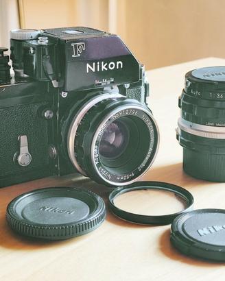 Nikon F Photomic Black + Nikon 50m f2 + 28mm f3.5