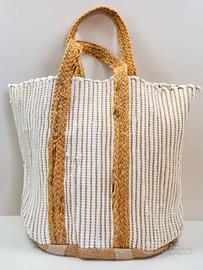 Borsa grande in Juta per spiaggia Rizes