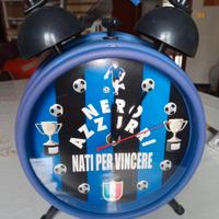 grande orologio Inter plastica vintage funzionante