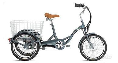 bici triciclo cargo elettrica ideale mamme/bimbi