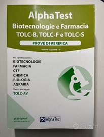 Libri “Alpha test biotecnologie e farmacia”