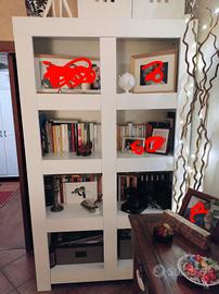 libreria bianca Miliboo