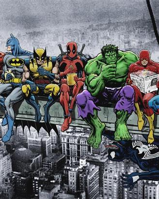 Supereroi in DVD - Spiderman Thor Wolverine Batman