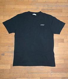 maglia off-white nera L