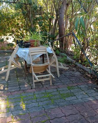 Villaggio Grigio Con Giardino