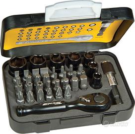 Stanley mini set inserti 39 pezzi + cricchetto