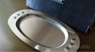 Vassoio ovale in acciaio Inox 18-10 Zepter