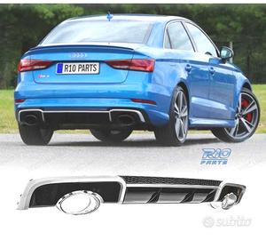 DIFFUSORE AUDI A3 8V 12-16 LOOK RS3 COLLETTORE DI 