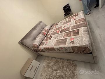 Letto con materasso ortopedico