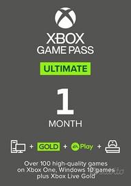 1 MESE XBOX GAME PASS ULTIMATE XBOX ONE / PC (EU)
