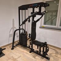 Stazione multifunzione con leg press home gym 75kg