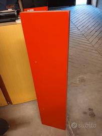 mensola ikea rossa  110x26x5