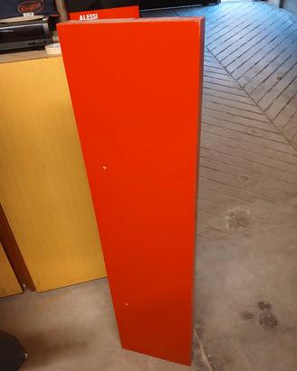 mensola ikea rossa  110x26x5