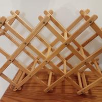 portabottiglie in legno