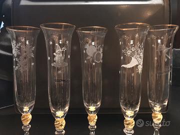 Flûte Champagne Nason Moretti serie di Natale
