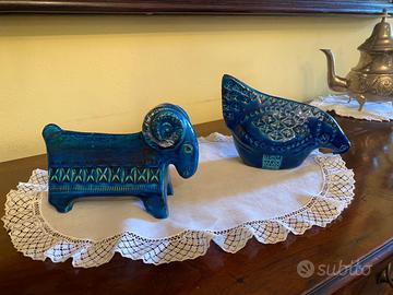 Statuette vintage ceramica - Coppia statuette