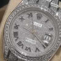 Rolex datejust 126300 iced out full diamond natura