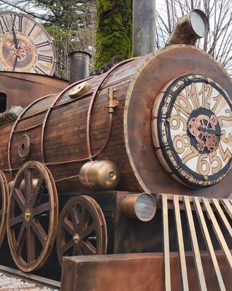 carro carnevale "Sui binari del tempo"