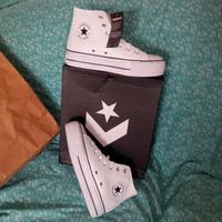 Converse All Star, platform,in pelle,39