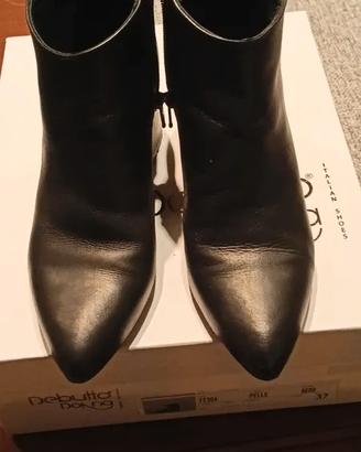 Stivaletti Donna Pelle Nera