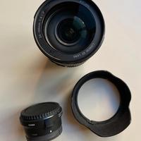 Canon 24-105 + Sigma mc-11