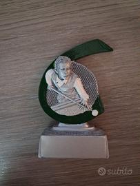 Statuetta / Trofeo Biliardo Vintage  (10 cm)
