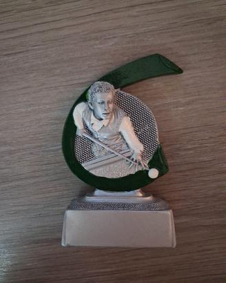 Statuetta / Trofeo Biliardo Vintage  (10 cm)