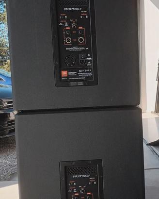COPPIA SUB WOOFER JBL718XLF 1500W