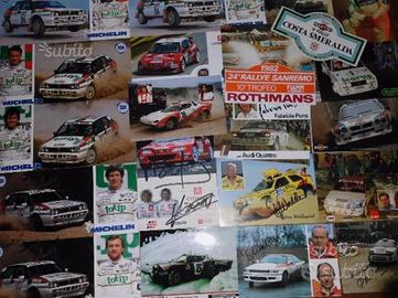 C E R C O cartoline rally e adesivi rallye f1