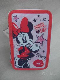Astuccio per la scuola completo Minnie Mouse