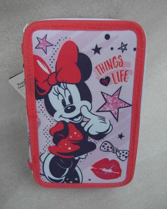 Astuccio per la scuola completo Minnie Mouse