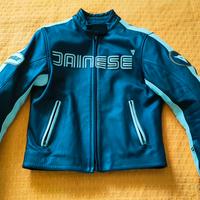 Giacca pelle Dainese con protezioni gomiti/spalle