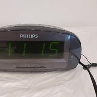 Radio Philips con orologio
