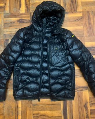Piumino Blauer Wave Nerocon cappuccio uomo nero
