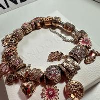 Bracciale Pandora moments chiusura cuore pavé