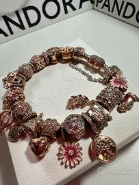 Bracciale Pandora moments chiusura cuore pavé