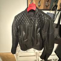 Giacca pelle cafe racer Tg L