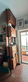 Libreria vintage a soffitto anni 70