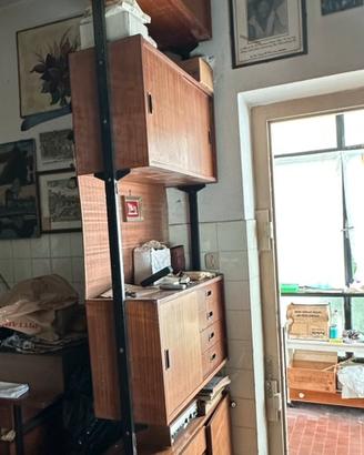 Libreria vintage a soffitto anni 70