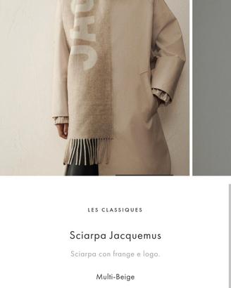 Sciarpa Jacquemus, beige o marrone