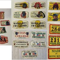 28 adesivi vari USA anni '70