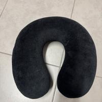 Cuscino collo cervicale memory foam da viaggio