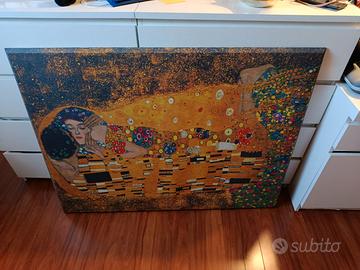 Quadro poster Klimt il bacio