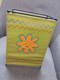 Porta lampada in tessuto e metallo Altromercato