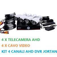 Kit Videosorveglianza di 4Telecamere 2 Mpx Wireles