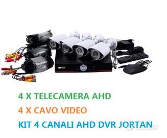 Kit Videosorveglianza di 4Telecamere 2 Mpx Wireles